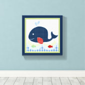 Toile Jackson//Baleine/toile de poisson Imprimer (Insitu (Plancher de Bois))