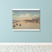 Toile Jacksonville Beach, FL - L'Océan le plus étendu du (Insitu (Plancher de Bois))
