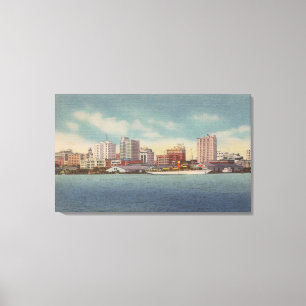 Toile Jacksonville, FL - vue d'avant et d'horizon de