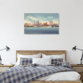 Toile Jacksonville, FL - Vue de l'eau avant et Skyline (Insitu(Chambre))