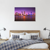 Toile Jacksonville Floride Skyline (Insitu(Chambre))
