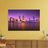 Toile Jacksonville Floride Skyline (Insitu(Salon))