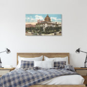 Toile Jacksonville, Floride - Vue extérieure de la ville (Insitu(Chambre))
