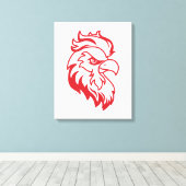 Toile Jacksonville State University Gamecocks Red Eagle (Insitu (Plancher de Bois))