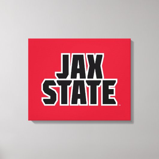 Toile Jacksonville State University JAX STATE Bold Text (Recto)