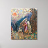 Toile Jacob et l'Ange | Odilon Redon | (Recto)
