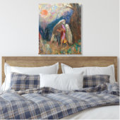 Toile Jacob et l'Ange | Odilon Redon | (Insitu(Chambre))
