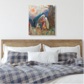 Toile Jacob et l'ange | Odilon Redon | (Insitu(Chambre))