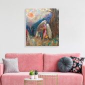 Toile Jacob et l'ange | Odilon Redon | (Insitu(Salon))