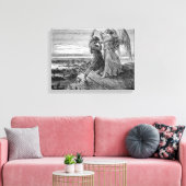 Toile Jacob Wrestling With The Angel Gustave Dore 1855 (Insitu(Salon))