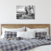 Toile Jacob Wrestling With The Angel Gustave Dore 1855 (Insitu(Chambre))