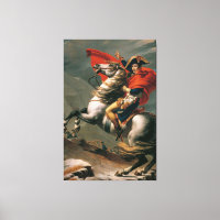Jacques-Louis David - Napoléon Traversant les Alpe