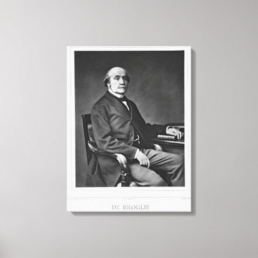 Toile Jacques Victor Albert de Broglie (1821-1901), (Recto)