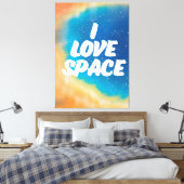 Toile J'adore l'espace (Insitu(Chambre))