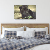 Toile Jaguar Black Panther (Insitu(Chambre))