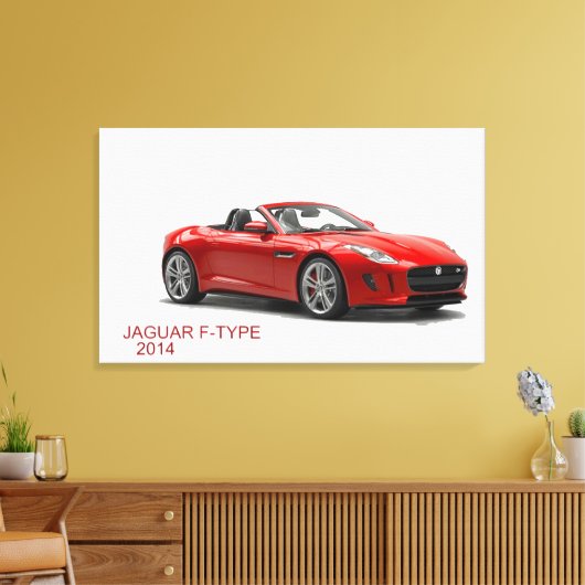 Toile Jaguar F-TYPE 2014 (Insitu(Salon))