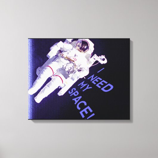 Toile J'Ai Besoin De Mon Espace (Recto)