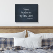 Toile J'ai trouvé celui que mon âme aime la Bible Verse (Insitu(Chambre))