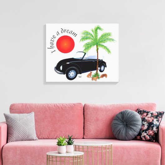 Toile J'ai un rêve (Insitu(Salon))