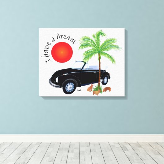 Toile J'ai un rêve (Insitu (Plancher de Bois))