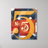 Toile J'ai vu la figure 5 en or | Charles Demuth | (Recto)