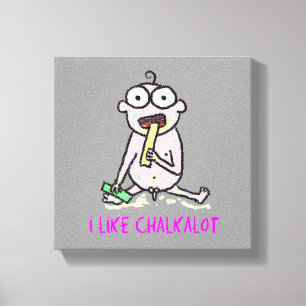 Toile J'aime Chalkalot