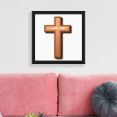TOILE "J'AIME DIEU" CROIX (Insitu(Salon))