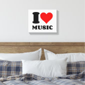 TOILE J'AIME LA MUSIQUE (Insitu(Chambre))