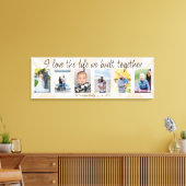 Toile J'aime la vie que nous avons construite ensemble 6 (Insitu(Salon))