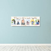 Toile J'aime la vie que nous avons construite ensemble 6 (Insitu (Plancher de Bois))