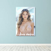 TOILE J'AIME LAS VEGAS (Insitu (Plancher de Bois))