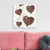 Toile "J'Aime Le Café !" (Insitu(Salon))