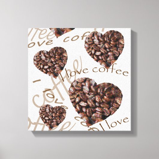 Toile "J'Aime Le Café !" (Recto)
