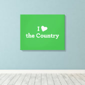 Toile J'aime le pays (Insitu (Plancher de Bois))