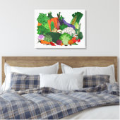 Toile J'aime les légumes (Insitu(Chambre))