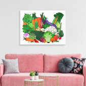 Toile J'aime les légumes (Insitu(Salon))