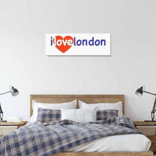 Toile J'aime Londres (Insitu(Chambre))