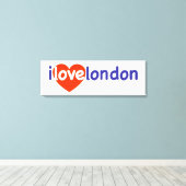 Toile J'aime Londres (Insitu (Plancher de Bois))