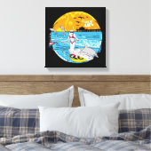 Toile "J'aime ma vie" Paddle Board CANVAS (Insitu(Chambre))