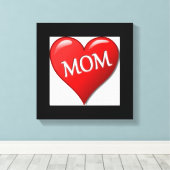 TOILE J'AIME MÈRE (Insitu (Plancher de Bois))