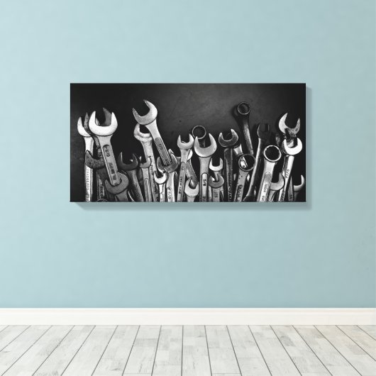 Toile J'aime mes outils (Insitu (Plancher de Bois))