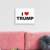 Toile J'aime Trump (Insitu(Salon))