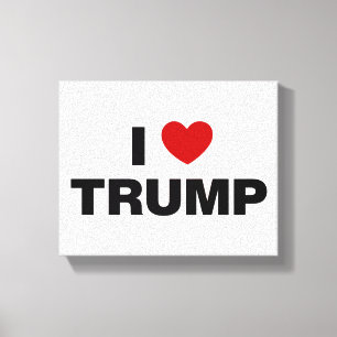 Toile J'aime Trump
