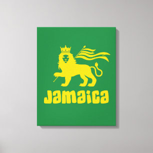 Toile Jamaica Rasta Lion