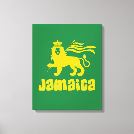 Toile Jamaica Rasta Lion (Recto)