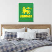 Toile Jamaica Rasta Lion (Insitu(Chambre))