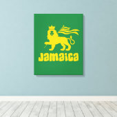 Toile Jamaica Rasta Lion (Insitu (Plancher de Bois))