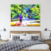 Toile Jamaïcain River Raft Ride J001 Art (Insitu(Chambre))