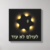 Toile Jamais Plus L'Étoile Fractée De David (Recto)