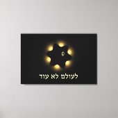 Toile Jamais Plus L'Étoile Fractée De David (Recto)